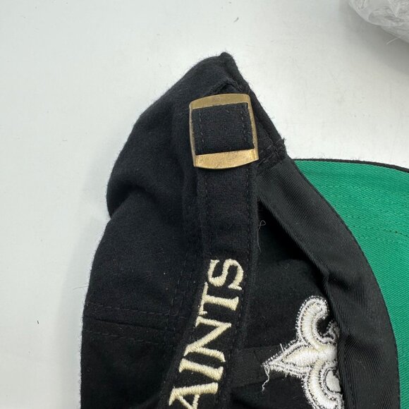 Forty Seven Brand New Orleans Saints Football Team Baseball Cap Hat Black White - Picture 8 of 9